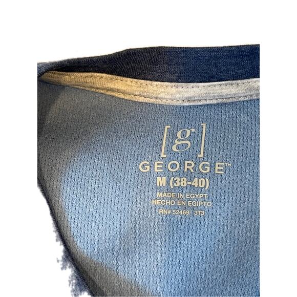 George Sweat Wicking Light Blue T-shirt Mens M - Picture 3 of 4